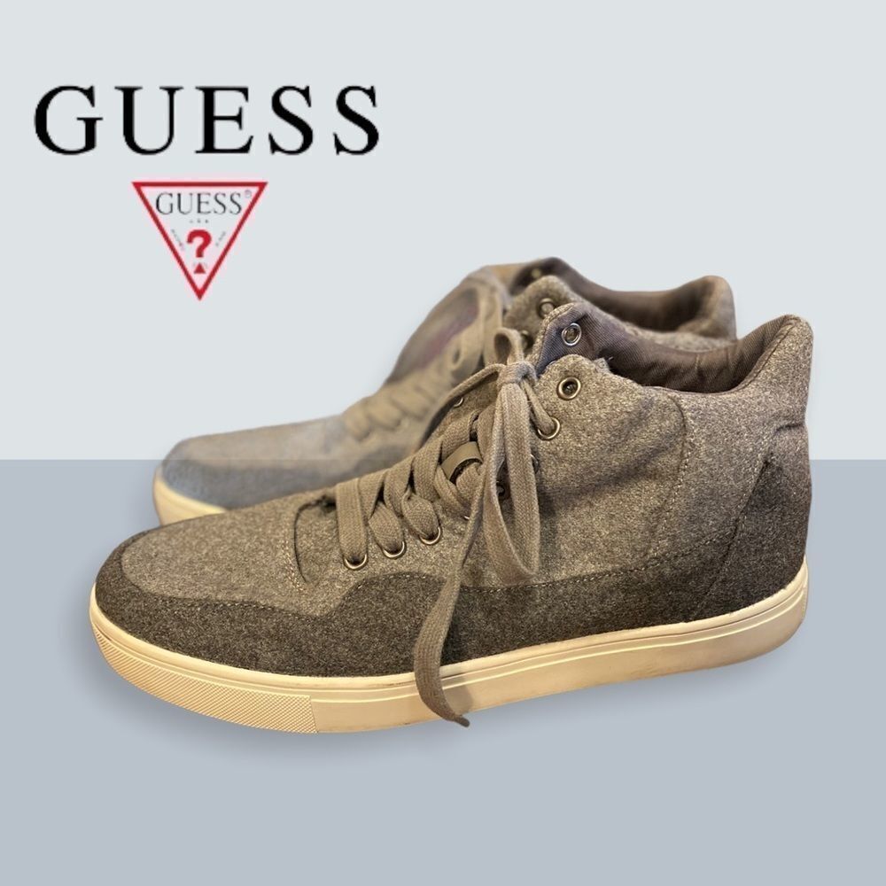 Guess GM Towman  Grey Felt Sneakers 10